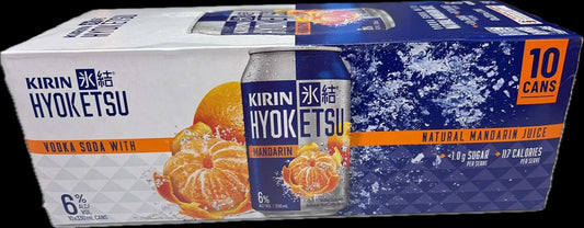 Kirin Hyoketsu Mandarin 6% 10 Pack 330mL Cans (New)