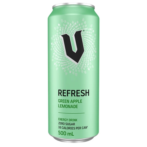 V Energy 500mL Refresh Green Apple Lemonade Can (3 for $12)