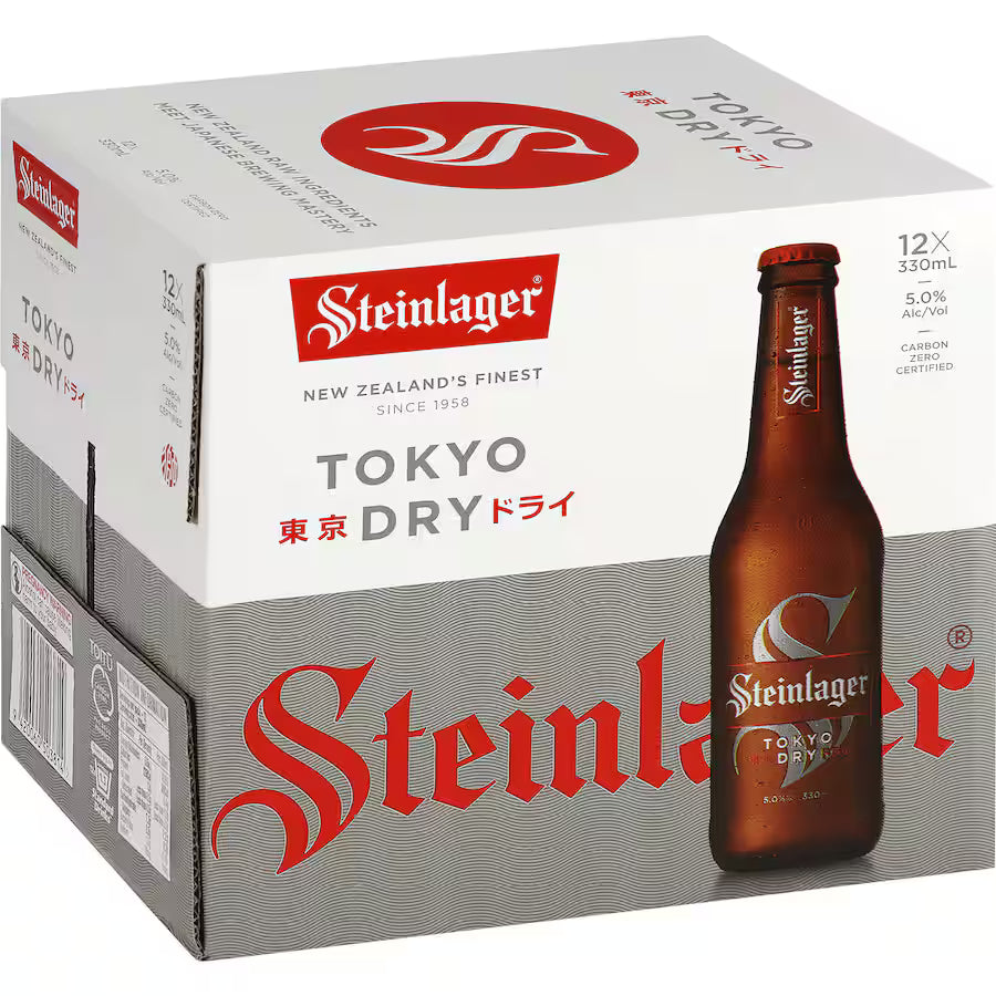 Steinlager Tokyo Dry 12 Pack 330mL Bottles