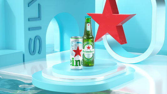 .Heineken Silver 12 Pack 330ml Cans (New)