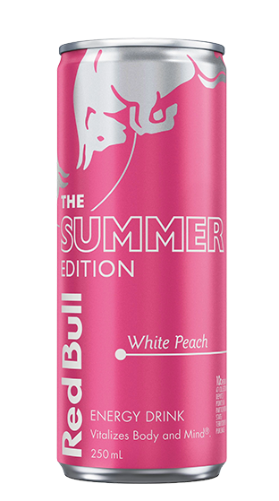 Red Bull Summer Edition White Peach 250mL Can LIMITED EDITION (New)