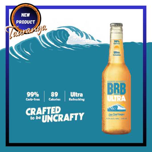 BRB Ultra Low Carb Lager 12 Pack 330mL Bottles (New)