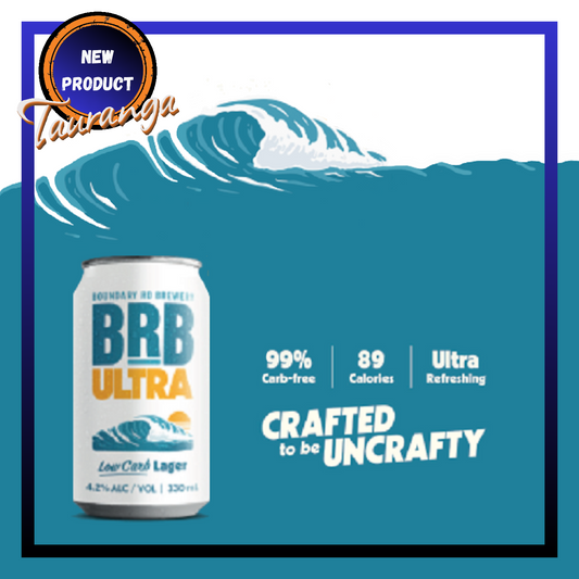 BRB Ultra Low Carb Lager 10 Pack 330mL Cans (New)