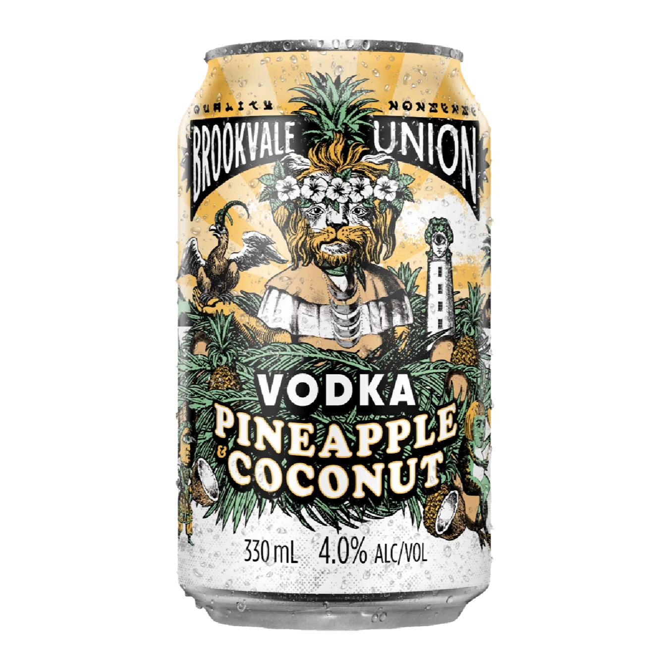 Brookvale Union Pineapple Coconut 6 Pack 330mL Cans - (HO-BS) - Hybrid