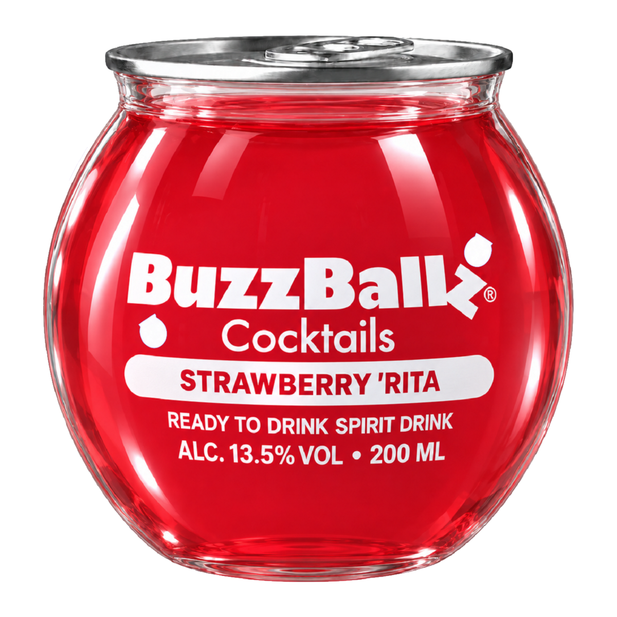 BuzzBallz Cocktails 13.5% Strawberry Rita 200mL