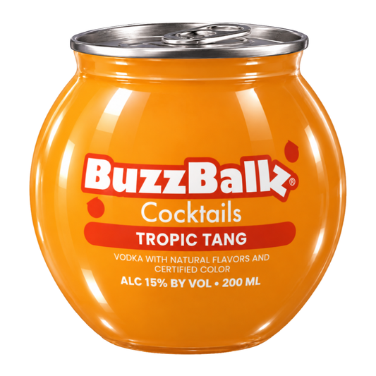 BuzzBallz Cocktails 15% Tropical Tang 200mL (New)