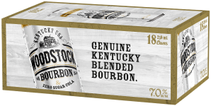 Woodstock Bourbon & Zero Sugar Cola 7% 18 Pack 250mL Cans (New)