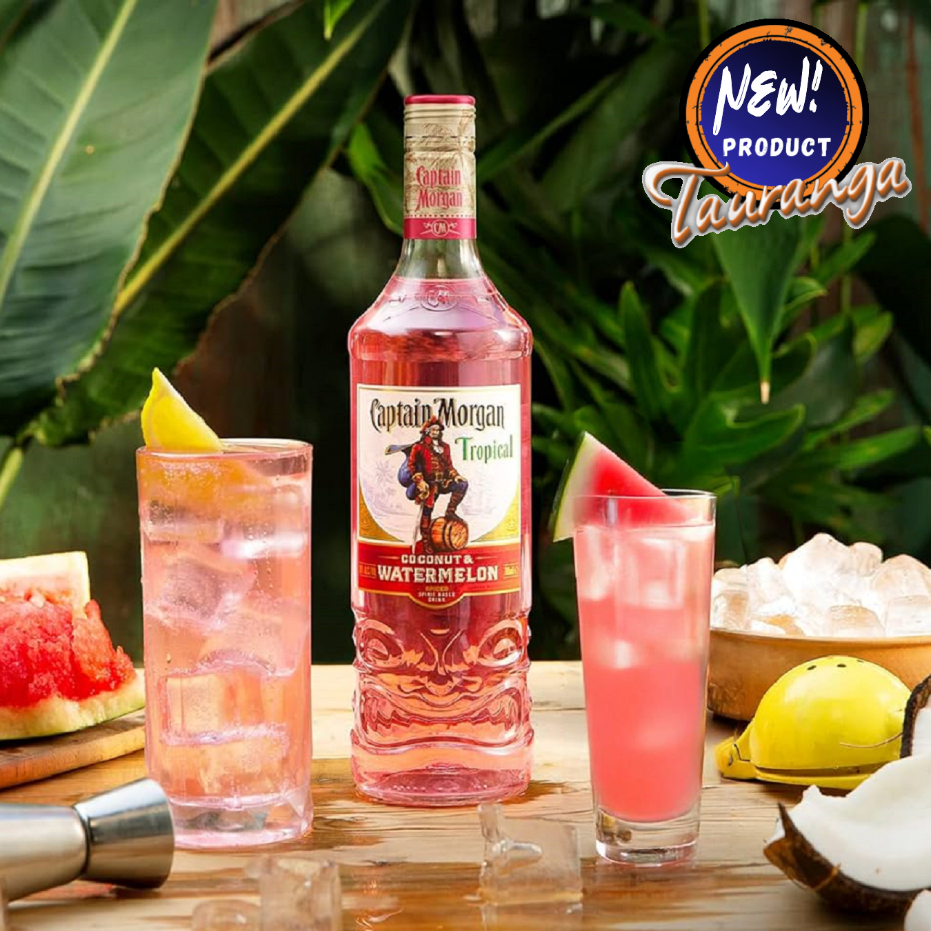 Captain Morgan Tropical Coconut & Watermelon 700mL WFD (New)