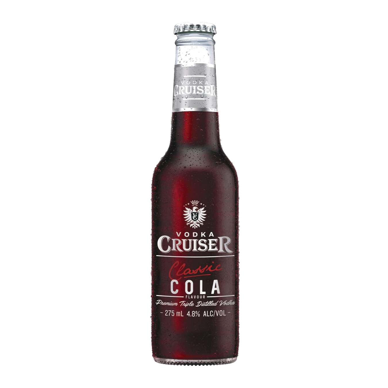 . Cruiser Vodka 4.8% Classic Cola 12 Pack 275mL Bottles (New) (Due Early August)