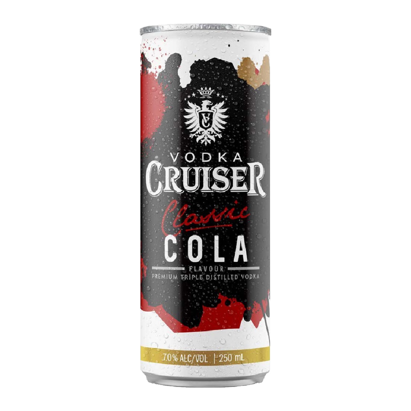 Cruiser Vodka 7% Classic Cola 12 Pack 250mL Cans