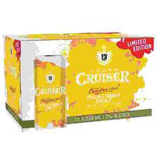 Cruiser Vodka 7% Sunny Pineapple 12 Pack 250ml Cans