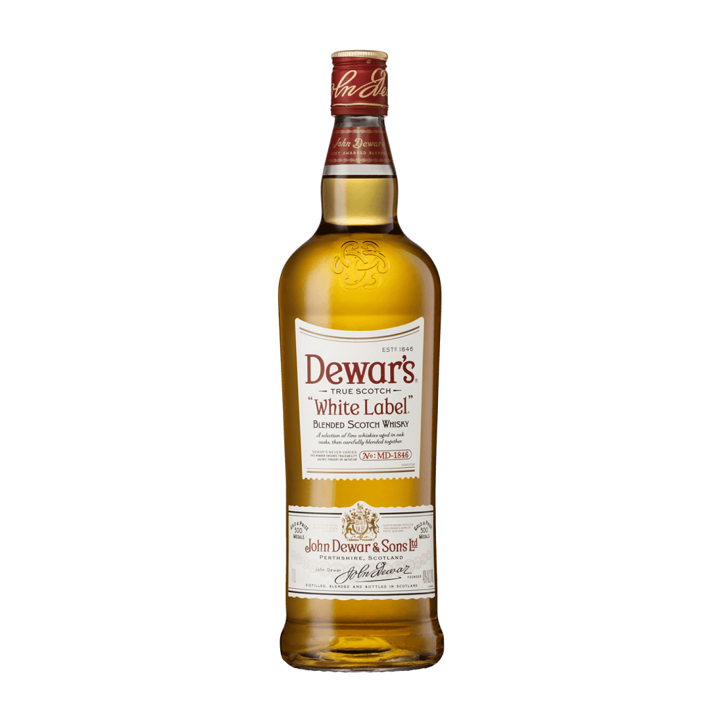 Dewars White Label Scotch Whiskey 1 Litre