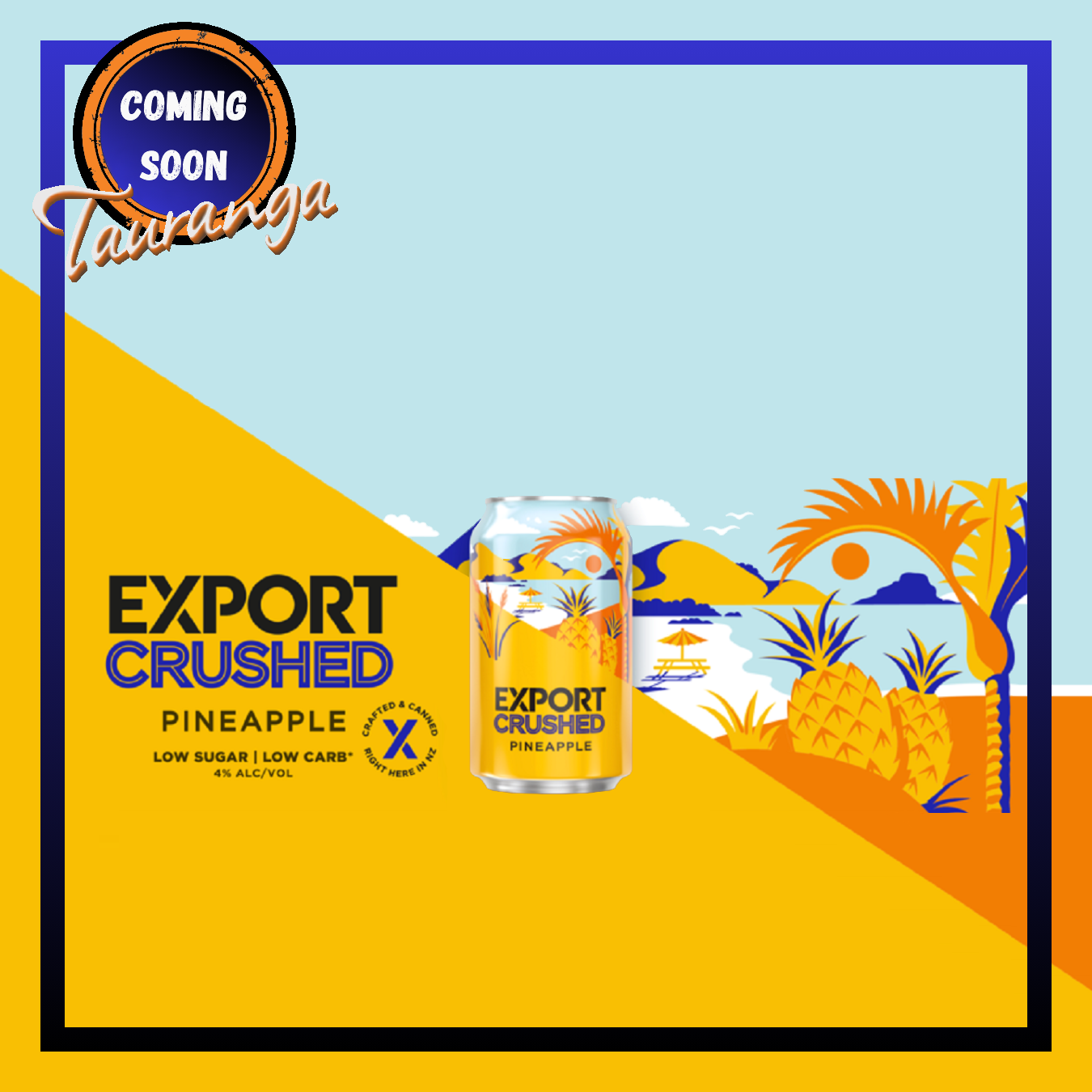 Export Crushed Pineapple 12 Pack 330mL Cans (New) (Due Second Week October)