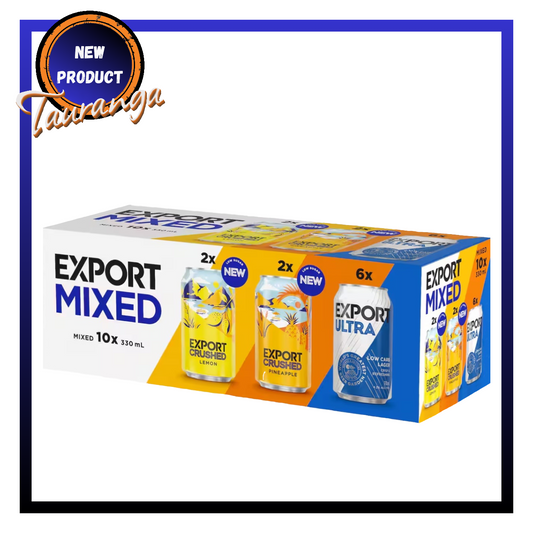 Export Mixed 10 Pack 330mL Cans (New)