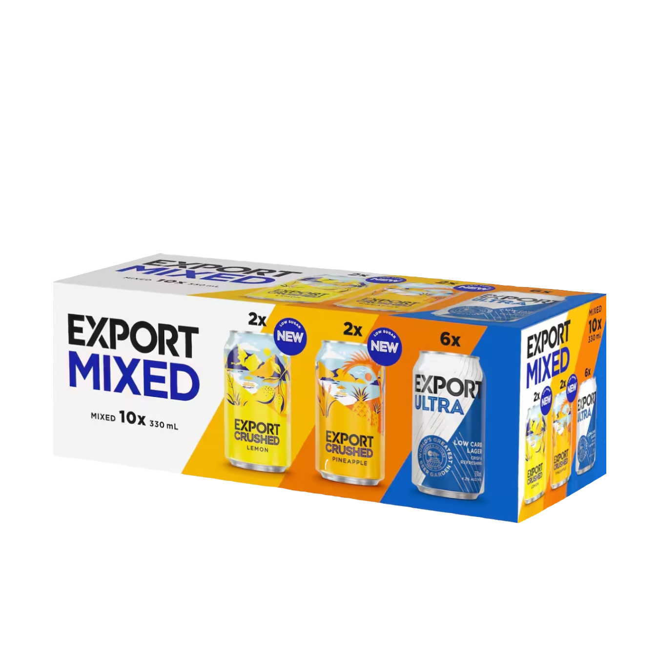 Export Mixed 10 Pack 330mL Cans
