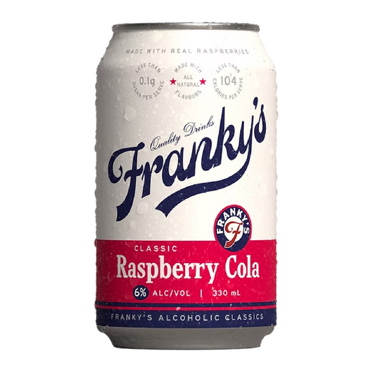 Franky's Raspberry Cola 6% 10 Pack 330mL Cans - (TLT-EOL)
