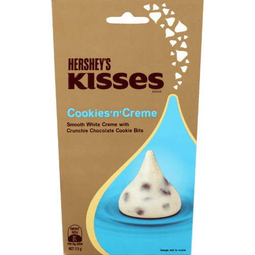 Hersheys Kisses Cookies n Cream Chocolates 115g