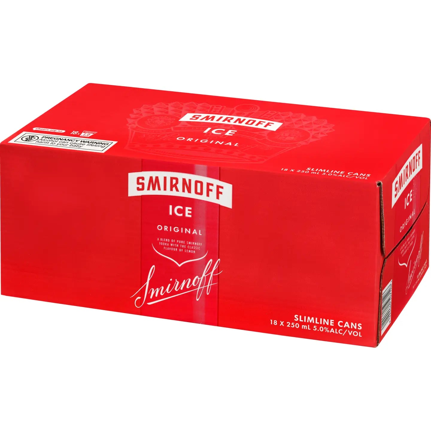 Smirnoff Ice 5% Red 18 Pack 250mL Cans