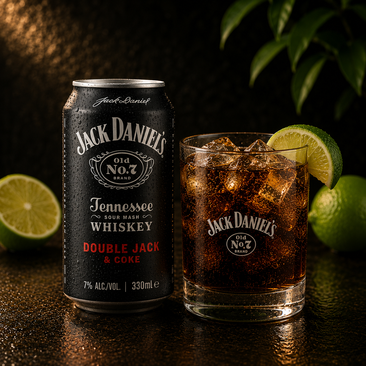 Jack Daniels Double Jack & Coke 7% 10 Pack 330mL Cans - (HO-BS)