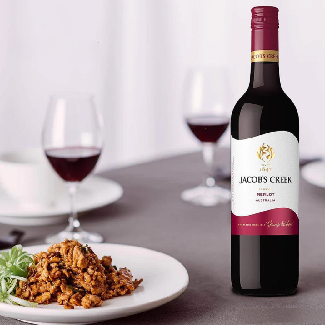 Jacobs Creek Classic Merlot 750mL (2 for $23.00)