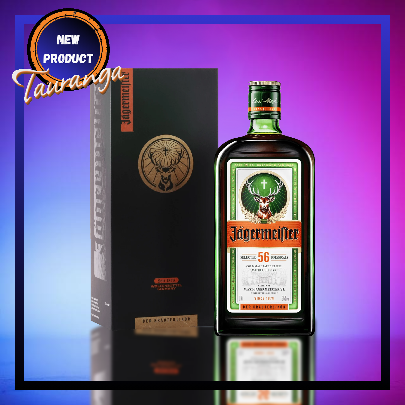 Jagermeister 700mL Plus Gift Box (New)
