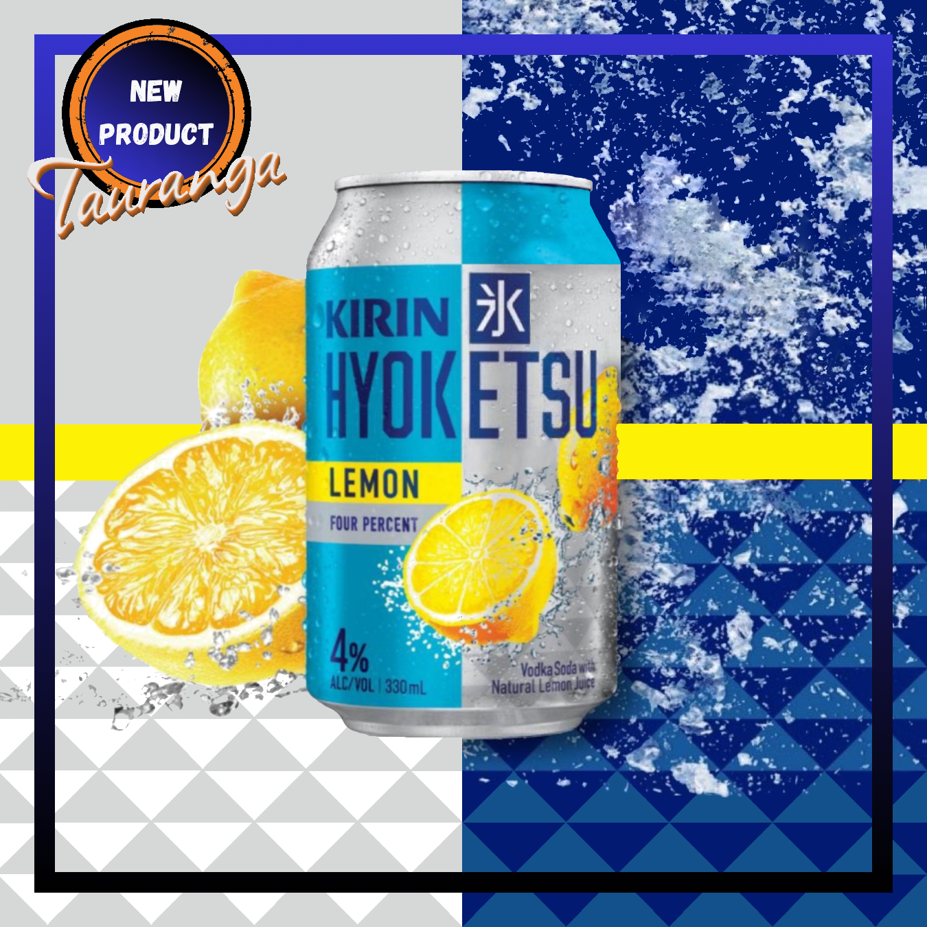 Kirin Hyoketsu Lemon 4% 10 Pack 330mL Cans