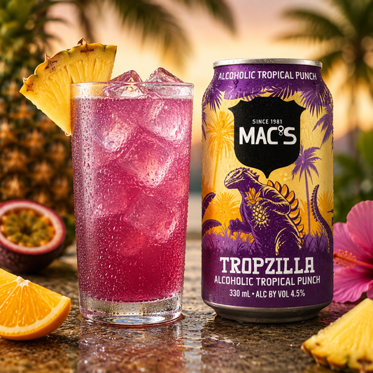 Macs Tropzilla Alc Tropical Punch 10 Pack 330mL Cans