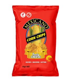 Mexicano Tasty Cheese Corn Chips 170g (3 for $12)