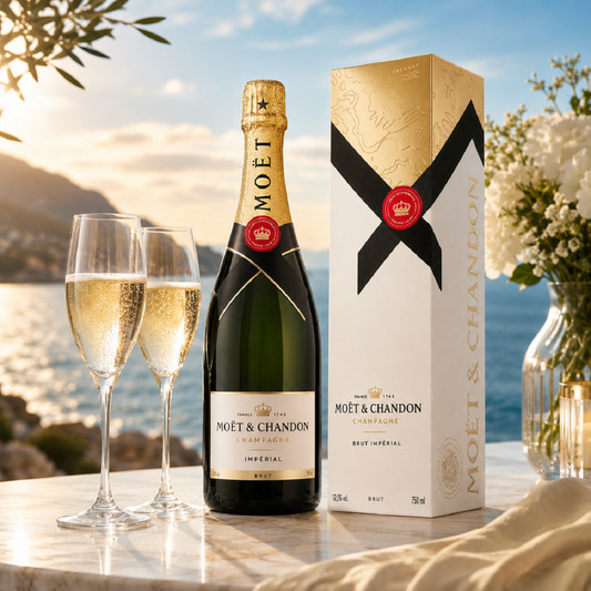 Moet & Chandon Brut Imperial Champagne NV Plus Gift Box 750mL