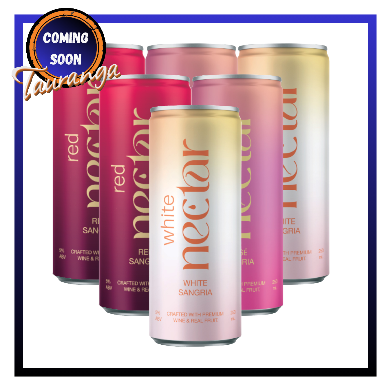 . Nectar Sangria Mixed 5% 6 Pack 250mL Cans (New) (Supplier out of stock)