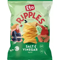 ETA Spuds Ripples Salt & Vinegar 40g (New)