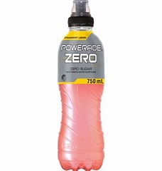 Powerade Zero Sugar Strawberry & Lemon 750mL