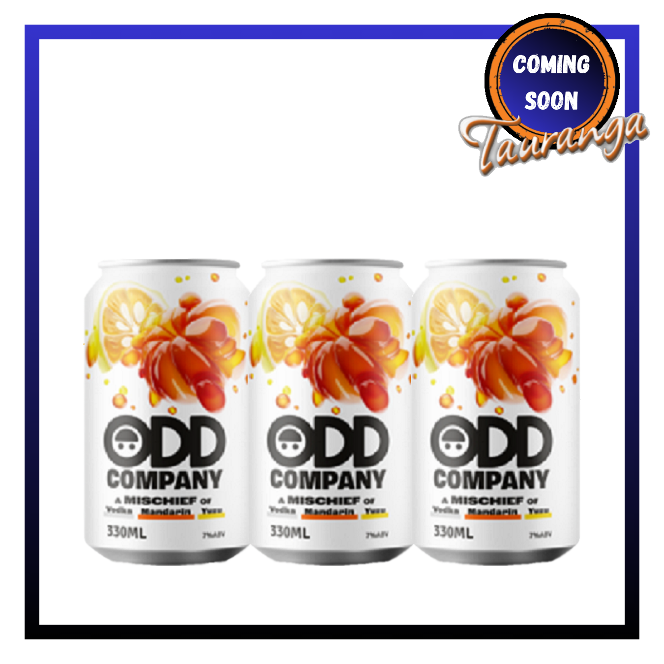 . Odd Company Mandarin & Yuzu 10 Pack 330mL Cans (New) (Due Early October)