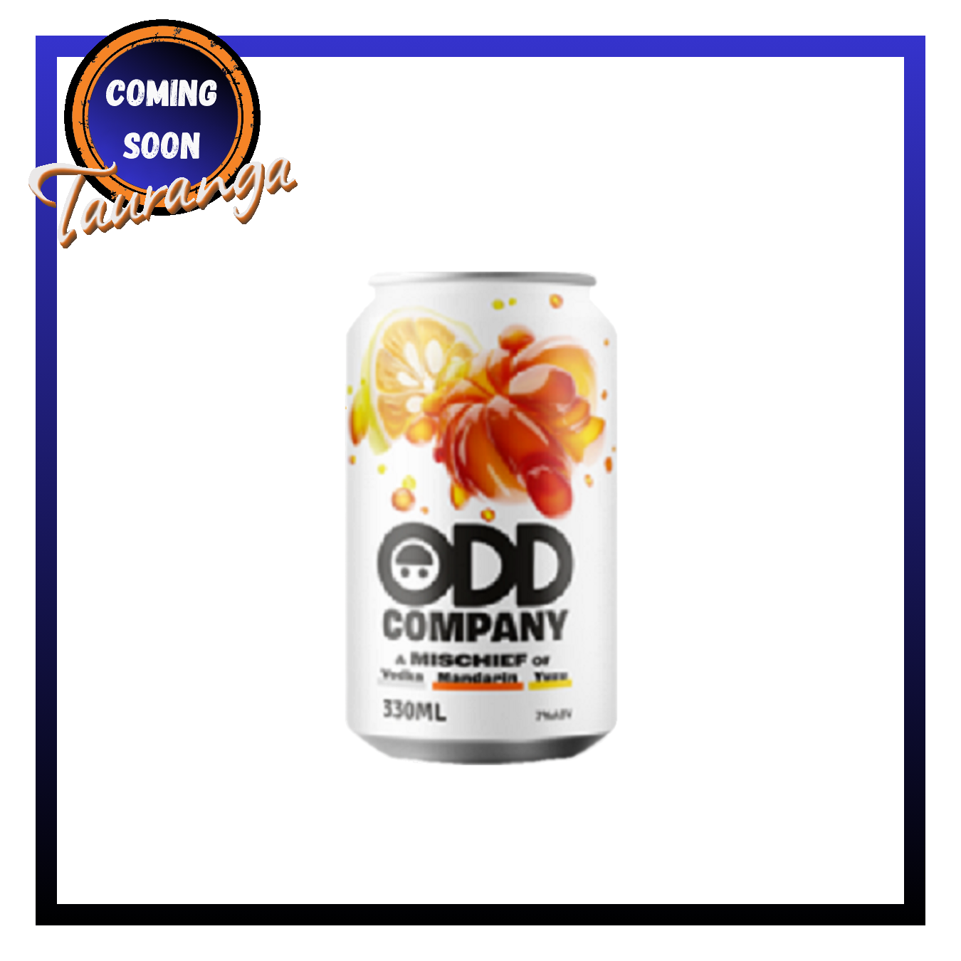 Odd Co Mandarin & Yuzu 10 Pack 330mL Cans (New)