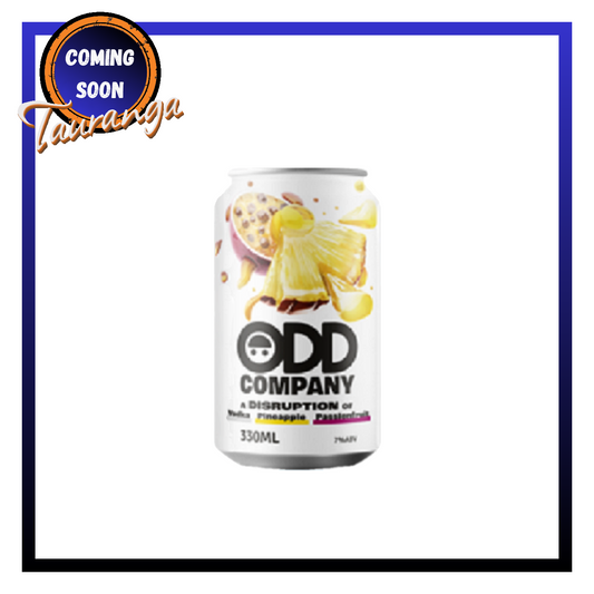 Odd Co Pineapple & Passionfruit 10 Pack 330mL Cans (New)