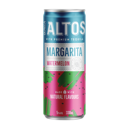 Olmeca Altos Margarita Watermelon 5% 4 Pack 330ml Cans