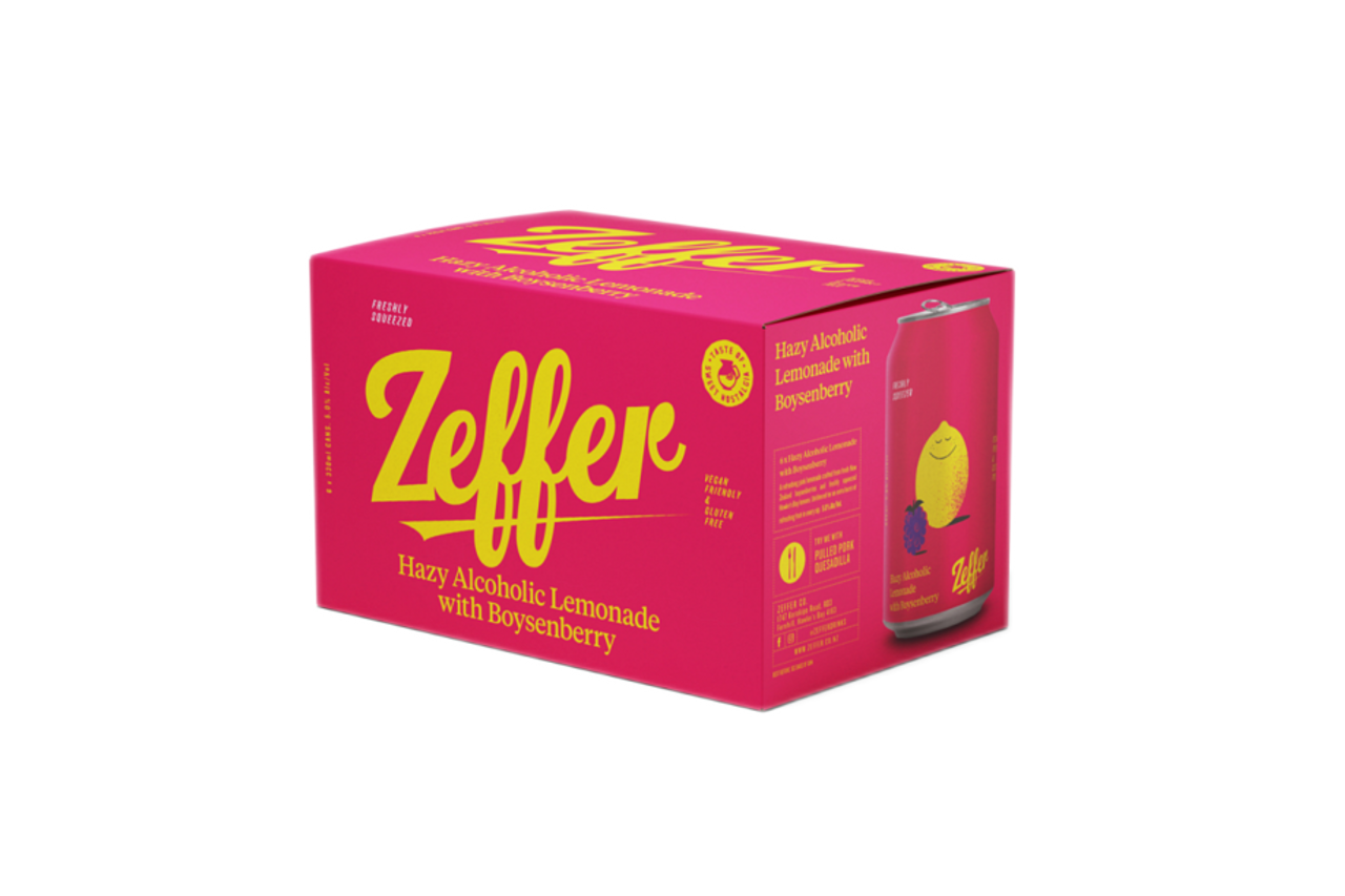 Zeffer Hazy Alcoholic Lemonade Boysenberry 6 Pack 330ml Cans - Thirsty Liquor Tauranga