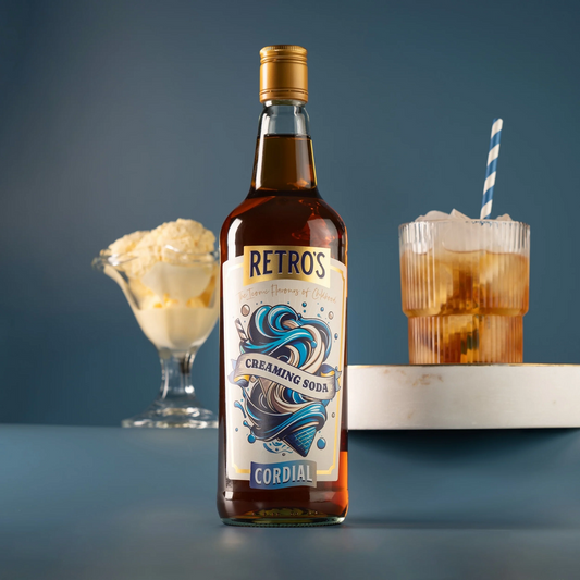 . Retro's Creaming Soda Cordial 750ml (New-TLT)