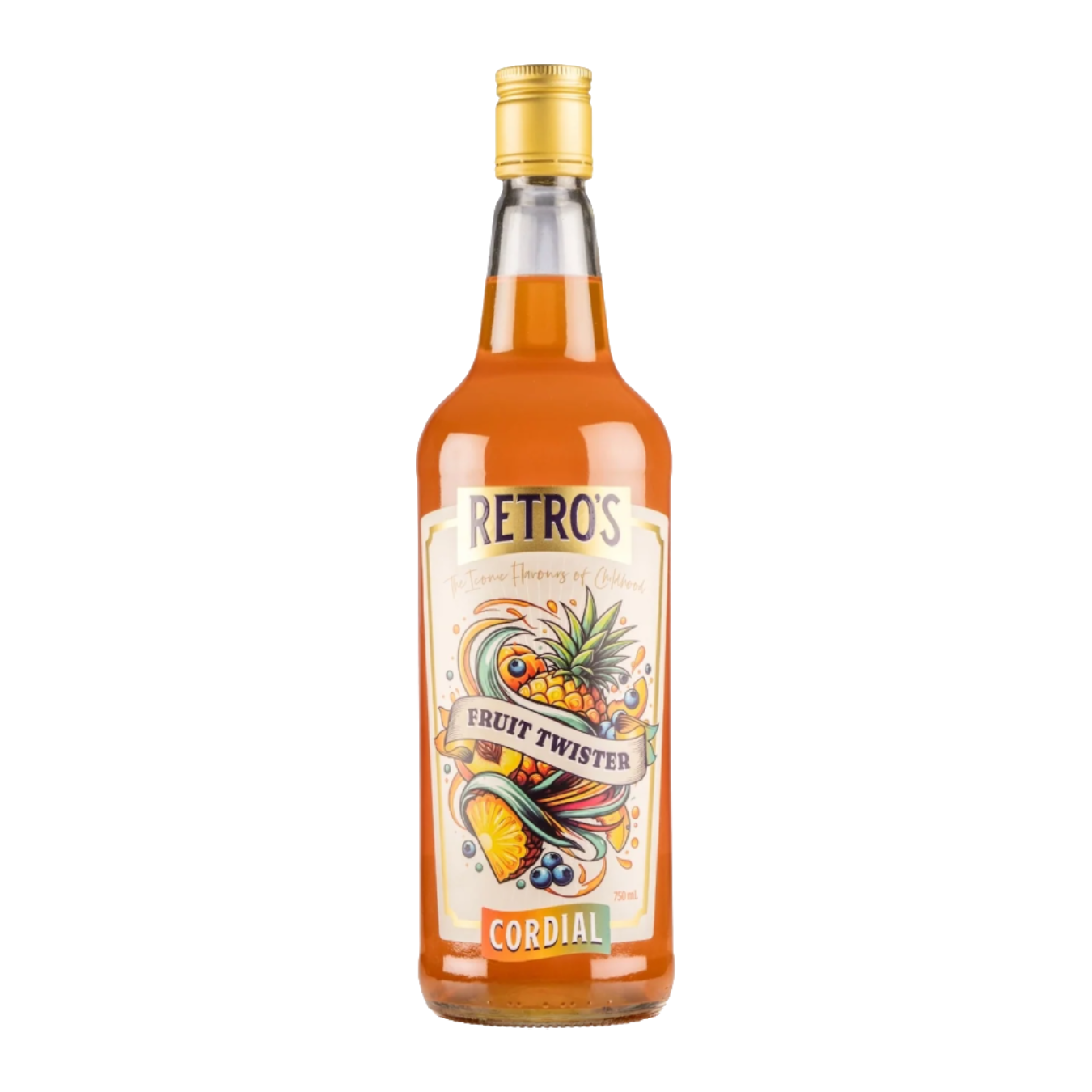 Retro's Fruit Twister Cordial 750mL