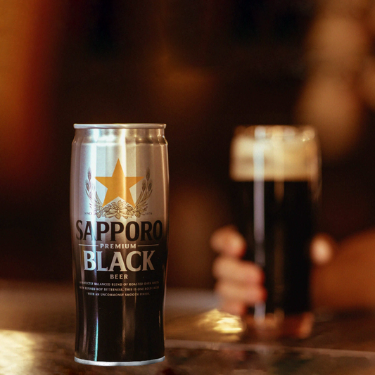 Sapporo Premium Black Beer 5.0% 650mL Can (New-TLT) (Due Soon)