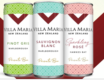 Villa Maria Private Bin Sauvignon Blanc 250mL Cans (1x Single Can) (New)