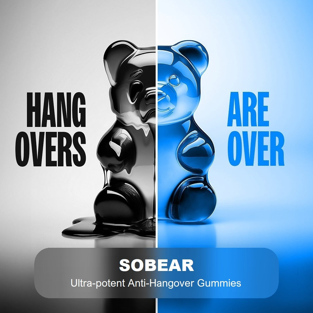 SoBear Blue Raspberry | Hangover Support Gummies (New)