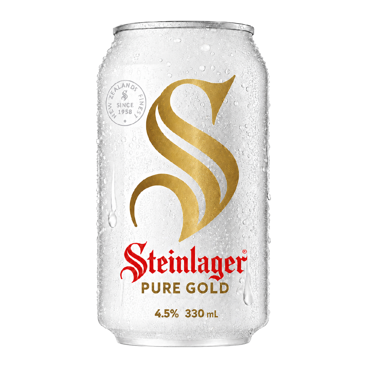 . Steinlager Pure Gold 6 Pack 330mL Cans (New) (Due End September)