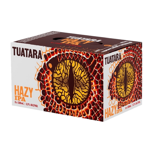Tuatara Hazy IPA 5.7% 6 Pack 330ml Cans (EOL)
