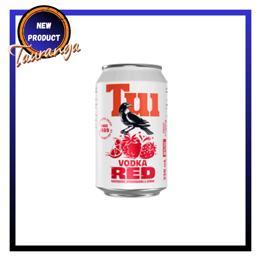 Tui Vodka Red Low Sugar 10 Pack 330mL Cans (New)