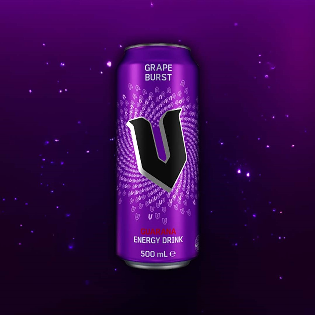 V Energy 500mL Grape Burst Can (3 For $12)