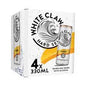 White Claw Hard Seltzer Mango 4 Pack 355ml Cans (New)