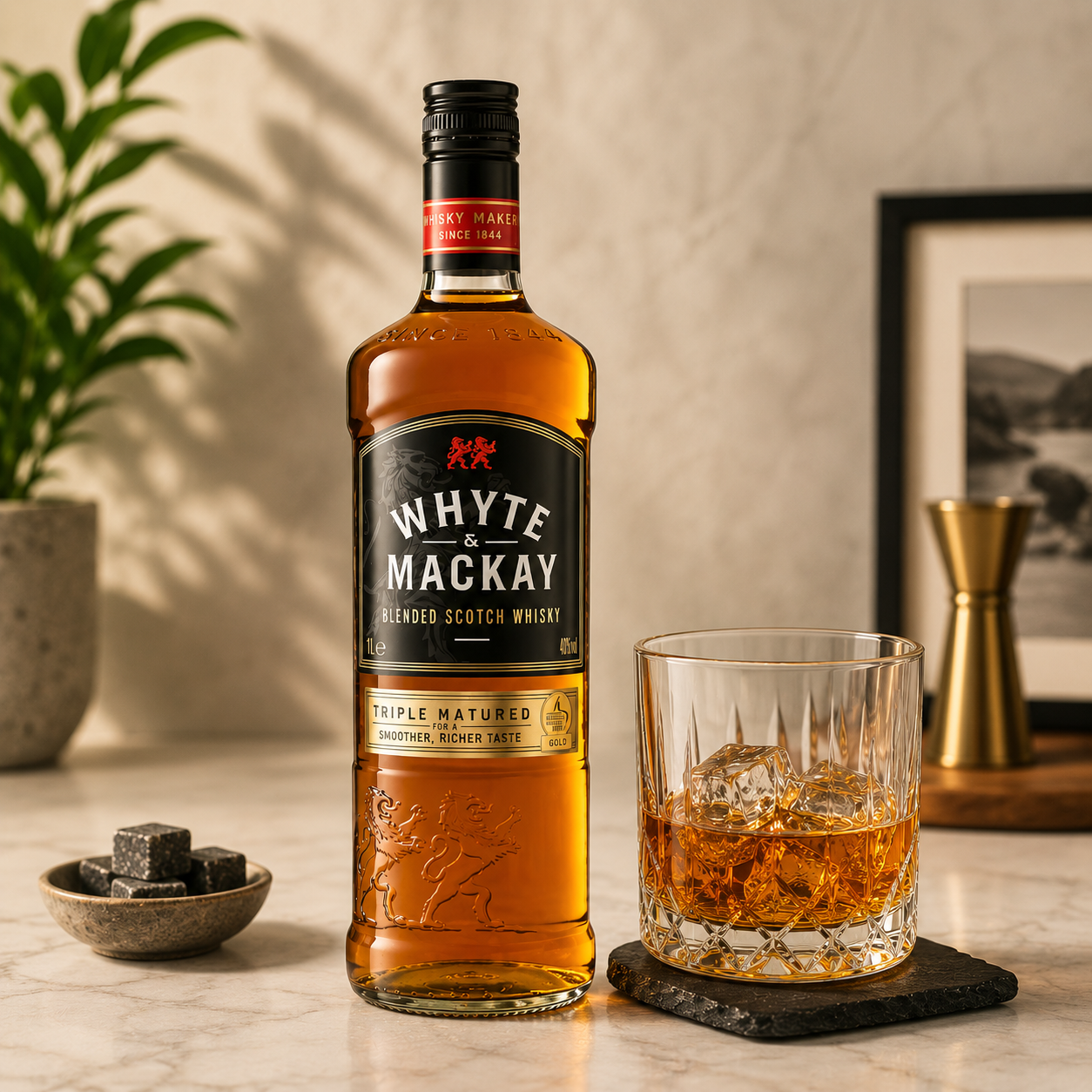 Whyte & Mackay Special Blend Scotch Whisky 1 Litre - (HO-BS)