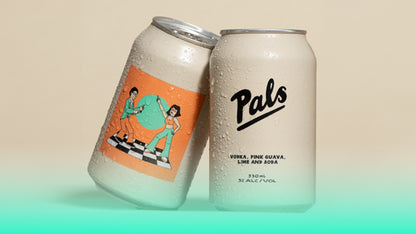 Pals The Beige One Vodka, Pink Guava, Lime & Soda 10 Pack 330ml Cans - Thirsty Liquor Tauranga