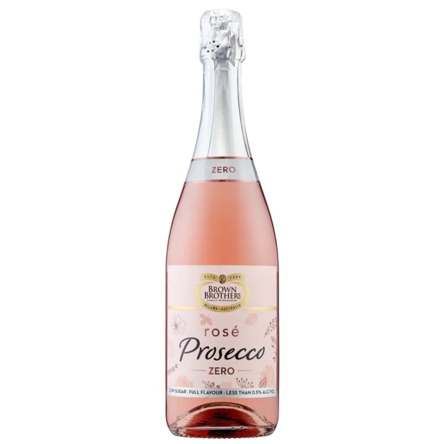 Brown Brothers Prosecco Rosé ZERO 0% 750mL